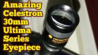 Amazing Celestron 30mm Ultima Series Takahashi LEeyepieceIndoor Observation Double Glaze Windows [upl. by Alliuqat]