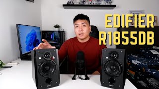 Budget HIVI Speaker terbaru  EDIFIER R1855DB Review  Design Retro Mewah Powerful [upl. by Mccormick490]