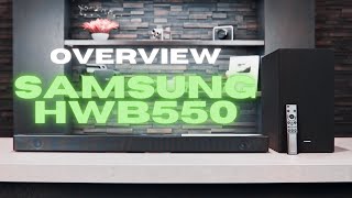 Samsung Soundbar HWB550 Full Overview [upl. by Adnilrem]