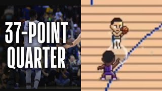 Klay thompson 37 points in 1 quarter [upl. by Wilden]