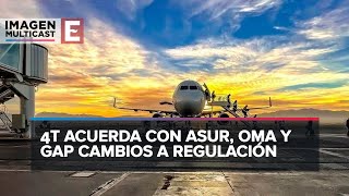 Grupos aeroportuarios pactan nueva regulación de tarifas [upl. by Atsillak]