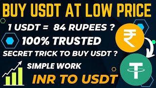 How to Buy USDT at the Best Prices 💹  Best Way to Buy USDT  INR to USDT  1 USDT  83 Rupeesquot [upl. by Ellebyam389]