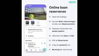 Online baan reserveren via ClubApp van AllUnited [upl. by Engracia572]