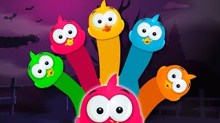 Colorful Dancing Duck Finger Family  Songs for Children by HooplaKidzBabysitter [upl. by Ona]