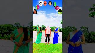 Trending kamariya Dole Dole song and two cute dancing boudi head matching funny VFX video trending [upl. by Ambrogino461]