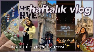 Dolu Dolu Bir Haftalık Vlog  YetGen Zirvesi Avatar 2Alışverişİstanbul’u Geziyoruz🌉🎄✨ [upl. by Hite]