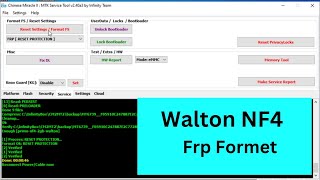 Walton NF4 frp bypass cm2 crack  walton nf4 partten Lock formet [upl. by Ahsilek926]