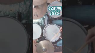 4onthefloor drums beat drumbeat lesson drummer learning drumming groove education beats [upl. by Animrac]