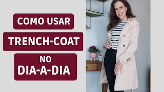 TRENCH COAT  COMO USAR ESSE CLÁSSICO EM 7 LOOKS  Andrea Beck [upl. by Sanders]