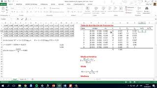 Estadística descriptiva para datos agrupados [upl. by Asilram]