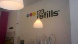 123 Refills  behind the ink refill station [upl. by Nnaaihtnyc]