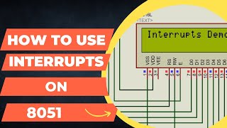 How to use external interrupts with 8051 C Program 8051 embeddedsystem interrupts [upl. by Web]