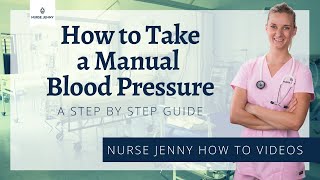 How To Check Manual Blood Pressure  Easy Blood Pressure Tutorial For Medical Assistants [upl. by Natelson]