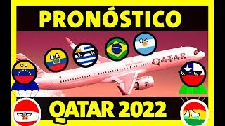 PREDICCIÓN RUMBO A QATAR 2022  CLASIFICADOS Y ELIMINADOS  ELIMINATORIAS [upl. by Pansie359]