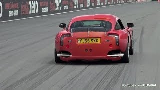 TVR Sagaris  Lovely Acceleration Sounds [upl. by Nilyram]