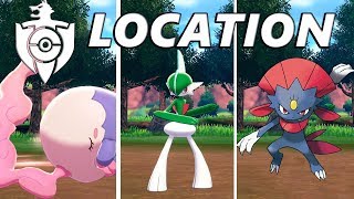 Pokemon Sword and Shield How to Catch amp Find Weavile Musharna and Gallade [upl. by Chavaree]