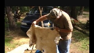 Make BUCKSKIN amp RAWHIDE  Video 1 of 2 [upl. by Leugimesoj]