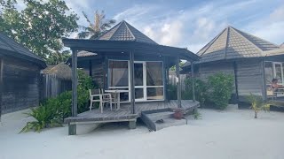 ROOM TOUR  JACUZZI BEACH VILLA  KUREDU ISLAND RESORT  MALDIVES VLOG [upl. by Adlaremse]