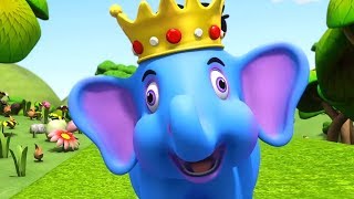 Hathi Raja Kahan Chale  Kids Rhymes In Hindi  Hindi Poems  हाथी राजा कहाँ चले  Iwiz Kids India [upl. by Dunseath]