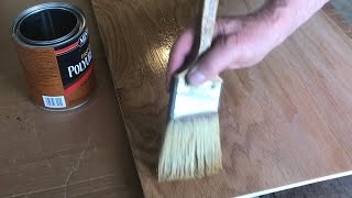 TIPS and techniques on how to apply polyurethane EVENLY like a pro [upl. by Ellsworth153]