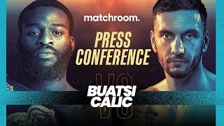 Joshua Buatsi vs Marko Calic plus undercard press conference [upl. by Ahsenek]