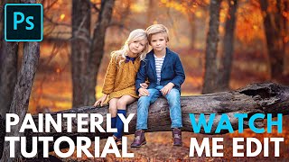 Painterly® Portrait Collection Photoshop Actions Edit Tutorial [upl. by Derina]