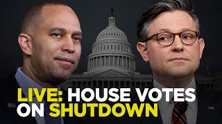 Watch live House to vote on shortterm funding bill to avert shutdown [upl. by Waldon]