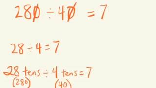 How To Divide By Multiples of 10 [upl. by Miguela]