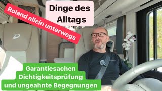 Wohnmobiltour nach Bad Waldsee zu Hymer  Garantiefälle Dichtigkeitsprüfung Genussküch [upl. by Sigmund]