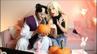 🔴PUMPKIN CARVING STREAM🔴WITH pearllhime [upl. by Jamima]