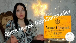 Veuve Clicquot Yellow Label Champagne BrutMadame ClicquotReview from SommelierWINE ADVICE [upl. by Kerri]