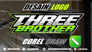 PROSES DESAIN LOGO PART 38  COREL DRAW [upl. by Rois176]