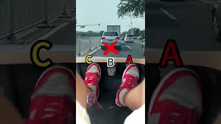 How To Brake Manual Car automobile drivinglessons drivinglesson goodthing safedrivingtips [upl. by Aieka]