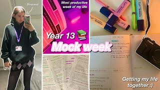 YEAR 13 MOCK WEEK preparing  how I revise [upl. by Craddock]