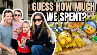 MINI GROCERY HAUL FAMILY OF 4 [upl. by Htrahddis]