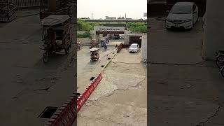 Jhelum City  Beautiful view of train passing by Railway Road bridge Jhelum  Pakistan [upl. by Ahsienyt513]