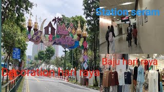 PUASA BARU MULAI SEMARAK HARI RAYA SUDAH DI MANAMANA STATION PALING SERAM DI SINGAPORE [upl. by Nylsoj]