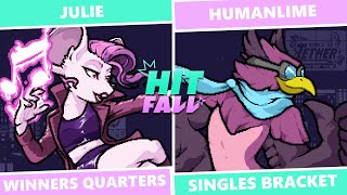 Hitfall 3 Winners Quarters  Julie Pomme vs Humanlime Wrastor RoA Singles [upl. by Constantina831]