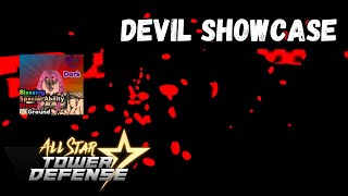 Devil Showcase Diavolo JoJo Bizarre Adventures All Star Tower Defense ASTD Roblox [upl. by Phyllis240]