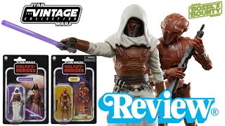 Star Wars The Vintage Collection Jedi Knight Revan amp HK47 2 Pack Review [upl. by Lacagnia7]