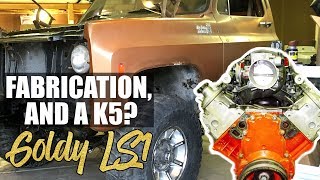 FAB WORK  LS1 SWAPPING A 79 SQUARE BODY CHEVY 4X4 PART3  Chevy K20 Project  Video Series [upl. by Lrig]