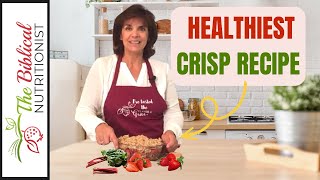 Healthiest Dessert Youll Love Strawberry Rhubarb Crisp Recipe [upl. by Lemon894]