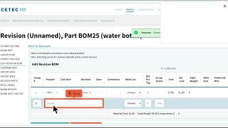 How To Create a BOM in Cetec ERP [upl. by Saffren]