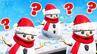 3 2 1 BONHOMME DE NEIGE CHALLENGE  FORTNITE Mode de Jeu [upl. by Nauquf327]