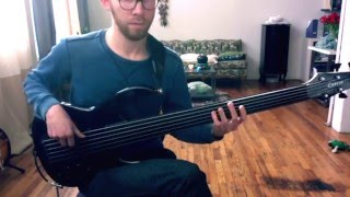 Carvin LB76 6String Fretless Bass Demo by Kyle Nagel [upl. by Vincentia]