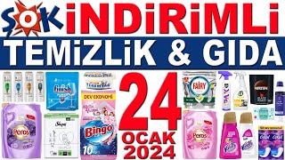 ŞOK BU HAFTA İNDİRİMLİ TEMİZLİK GIDA ÜRÜNLERİ  ŞOK 24 OCAK 2024 KATALOĞU  ŞOK KAMPANYA VE İNDİRİM [upl. by Enelehs]