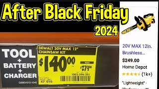 Black Friday 2024 price Drops at Home Depot on power tools [upl. by Shelden]