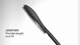 New STRENGTH amp LENGTH Mascara’s PatentPending Paddle Brush  bareMinerals [upl. by Haidebej]