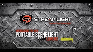 Luz de escena portátil led recargable  Streamlight Scene Light  DIBAMEX [upl. by Kiersten]