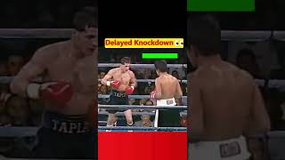 delayed Knockdown😬 boxing [upl. by Juna]